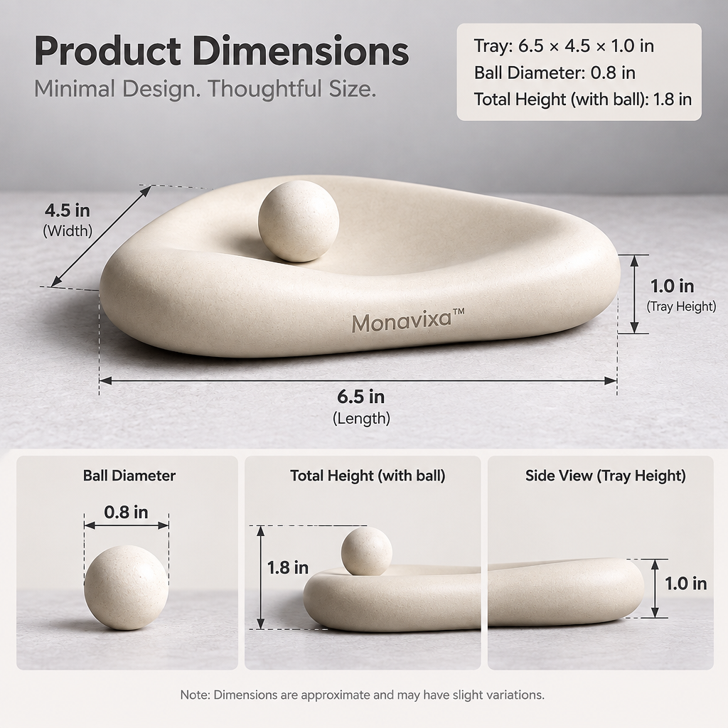 Monavixa™ Modern Stone Pet Bowl — Sculptural Elevated Feeding Dish