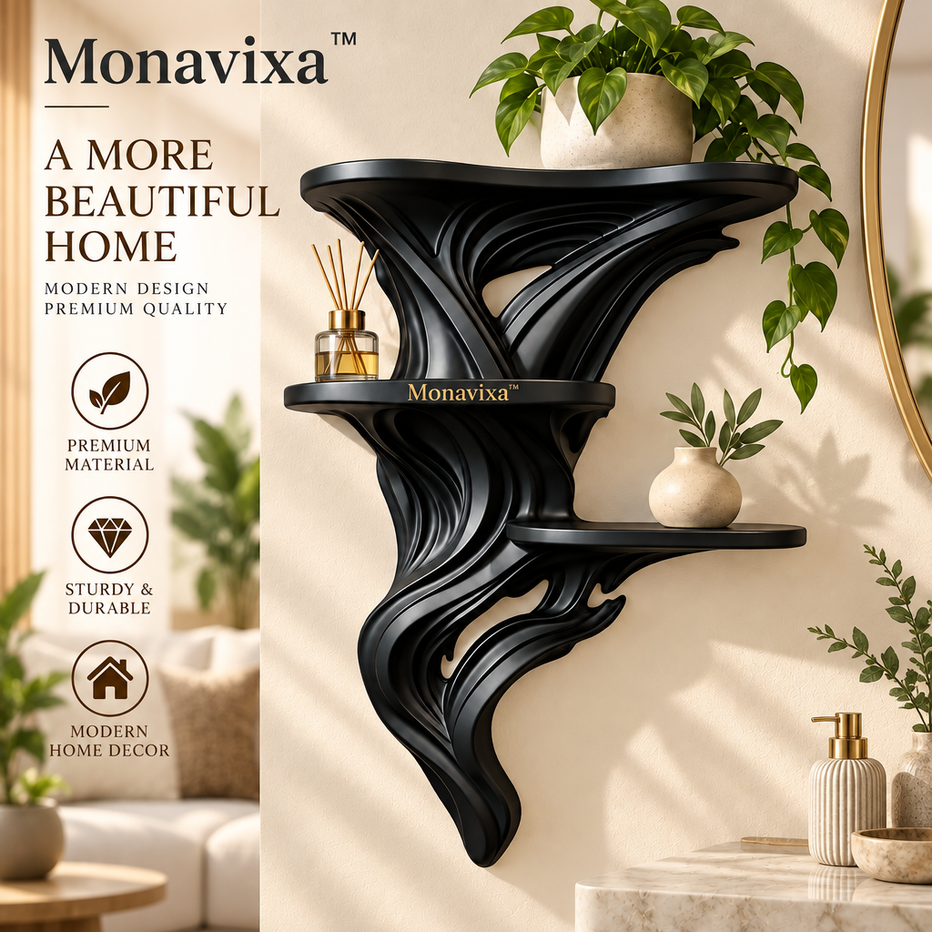 Monavixa™ Sculptural Home Organizer — Modern Storage Solution