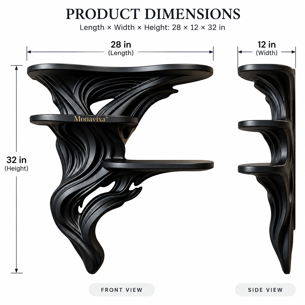 Monavixa™ Sculptural Home Organizer — Modern Storage Solution