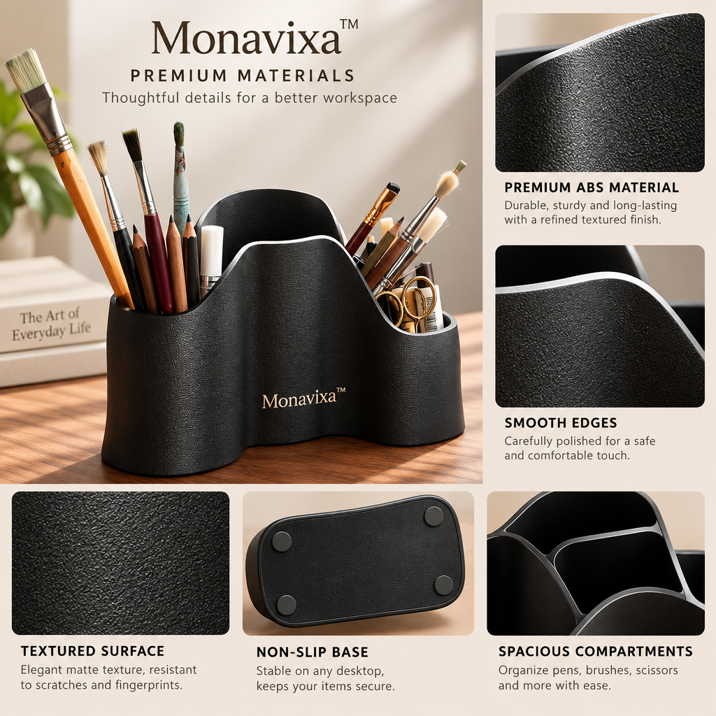 Monavixa™ Everyday Desktop Organizer